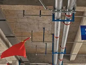 山阳管廊支架的安装方法